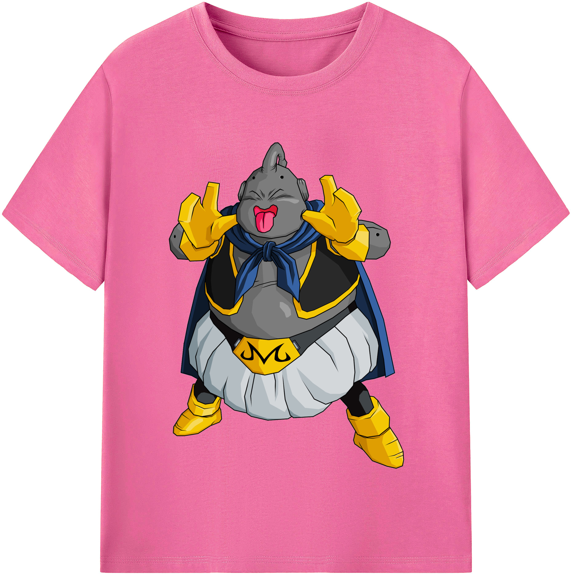 （画像用） ドラゴンボール 魔人ブウ DRAGON BALL Majin Buu レディースカジュアルプリントTシャツ（綿100％）